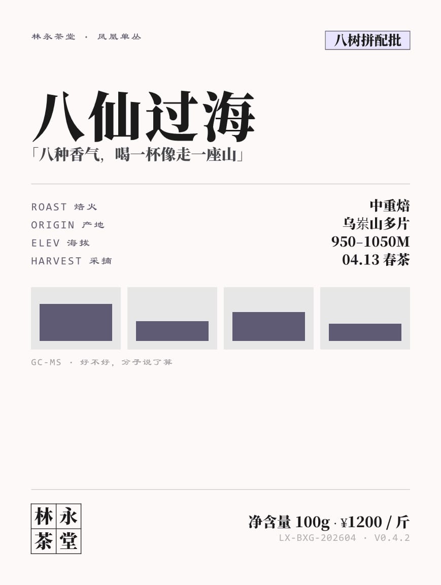 八仙过海 标签设计